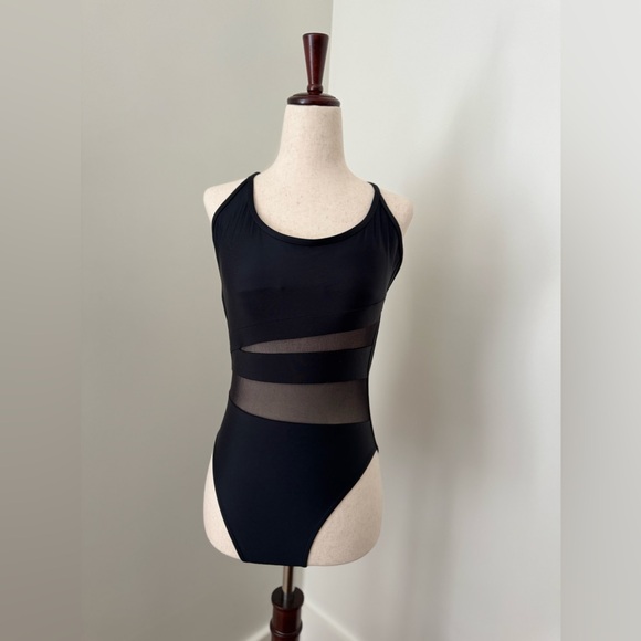 Somersault Black One Piece Bathing Suit- New - Picture 2 of 7